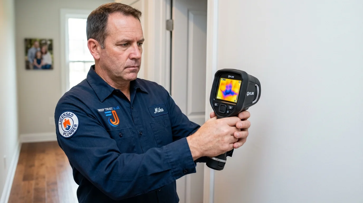 Thermal imaging leak detection by Johns Plumbing LLC in Jourdanton